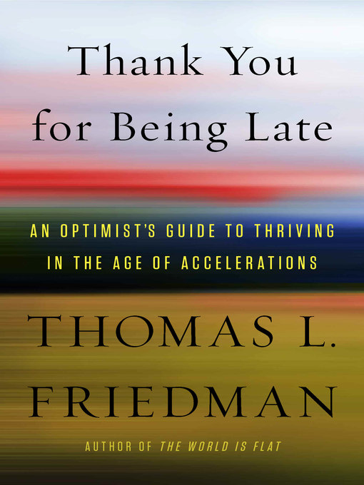 Cover image for Thank You for Being Late